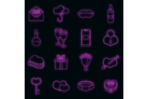 Download Saint Valentine Day Icons Set Vector - Premium Bundle