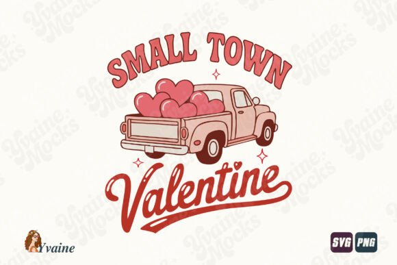 Download Small Town Valentine Vintage Truck SVG - Premium Resources