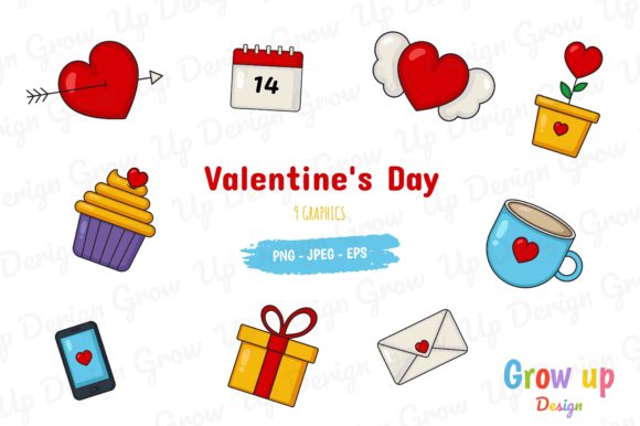 Download Happy Valentine's Day Icons Set - Premium Bundle
